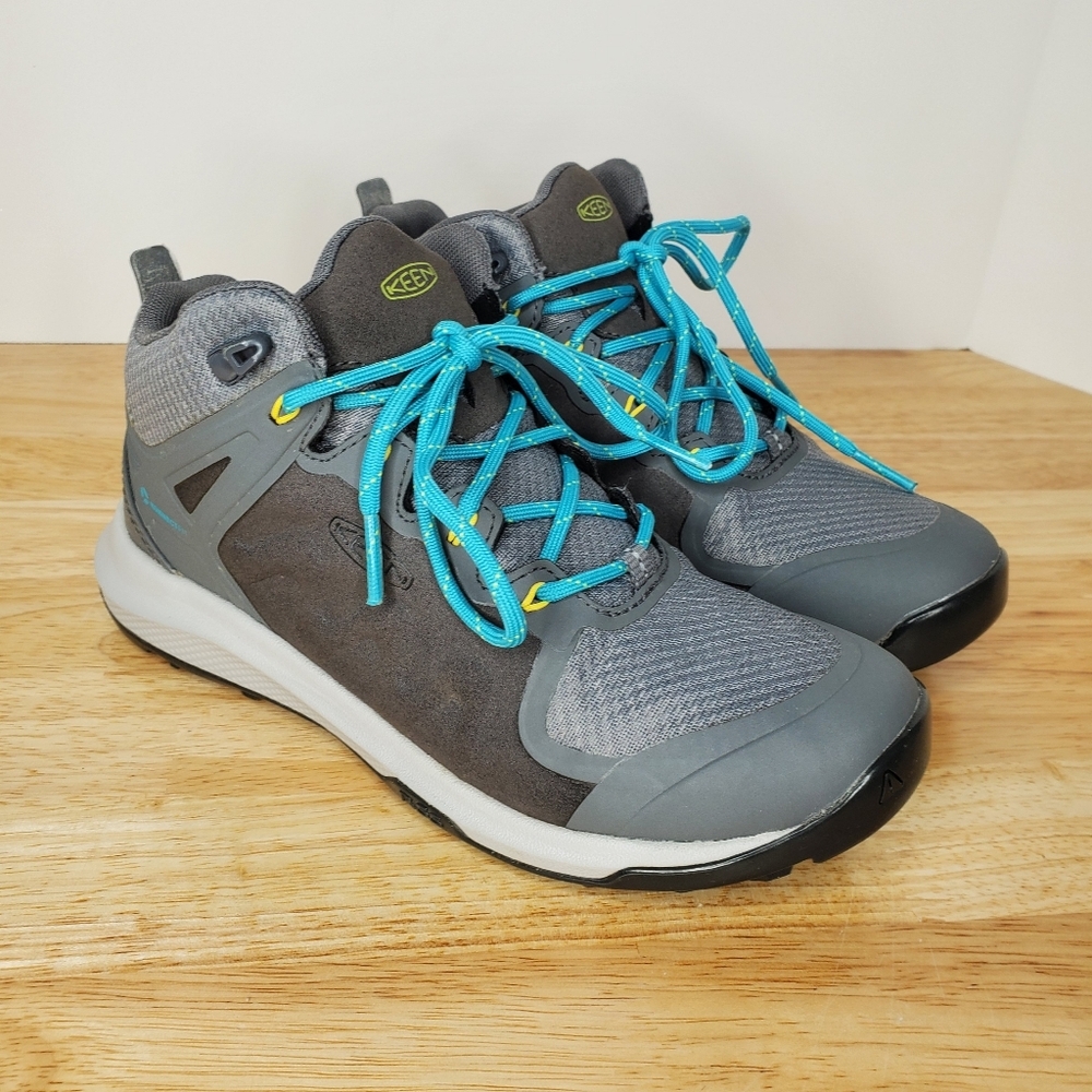Keen Explore Mid Boots Womens Size 6.5 Gray Hiking Outdoors